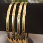 Panchaloham Laxmi Design Broad Bangles(Unpolished)