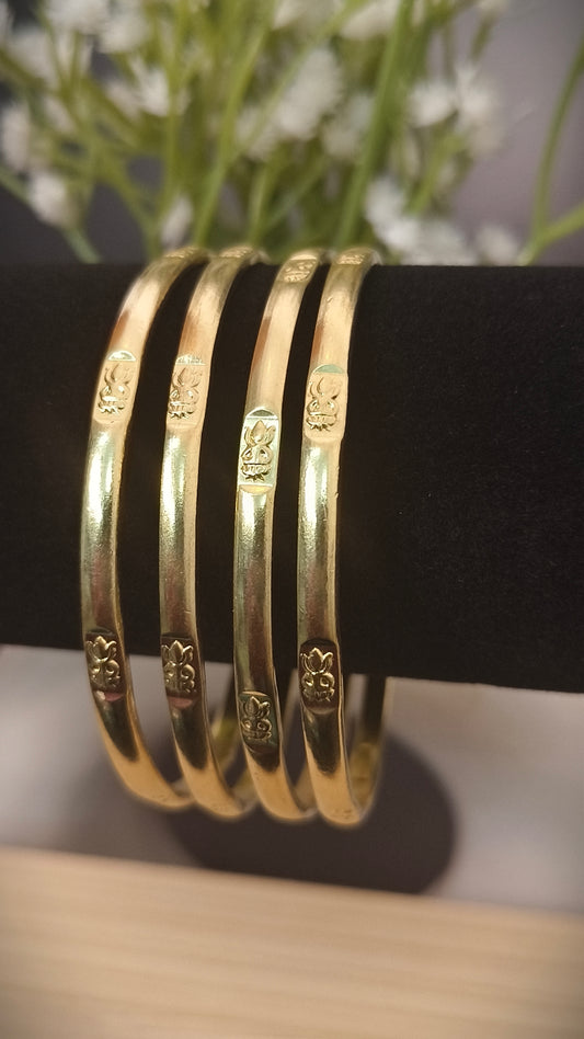 Panchaloham Laxmi Design Broad Bangles(Unpolished)