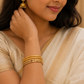 Panchaloham Unpolished Diamond Cut Bangles ✨